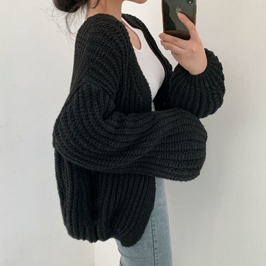 Assuntina | Cosy-Season Chunky Knit Comfort Cardigan