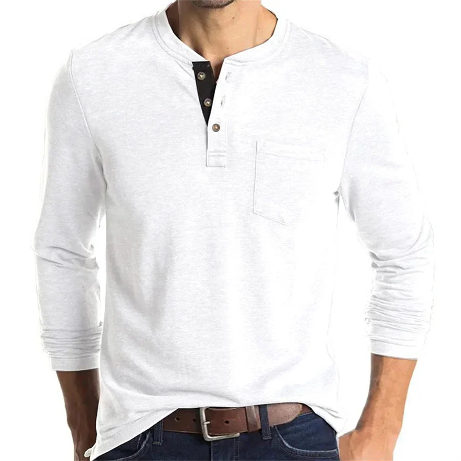 Logan | Layering Breathable Denim Silhouette Shirt