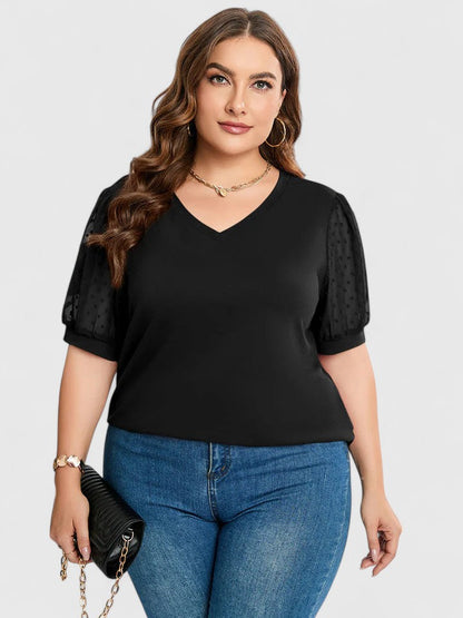 Anacleta | Wardrobe-Staple V-Neck Lightweight Drape Top
