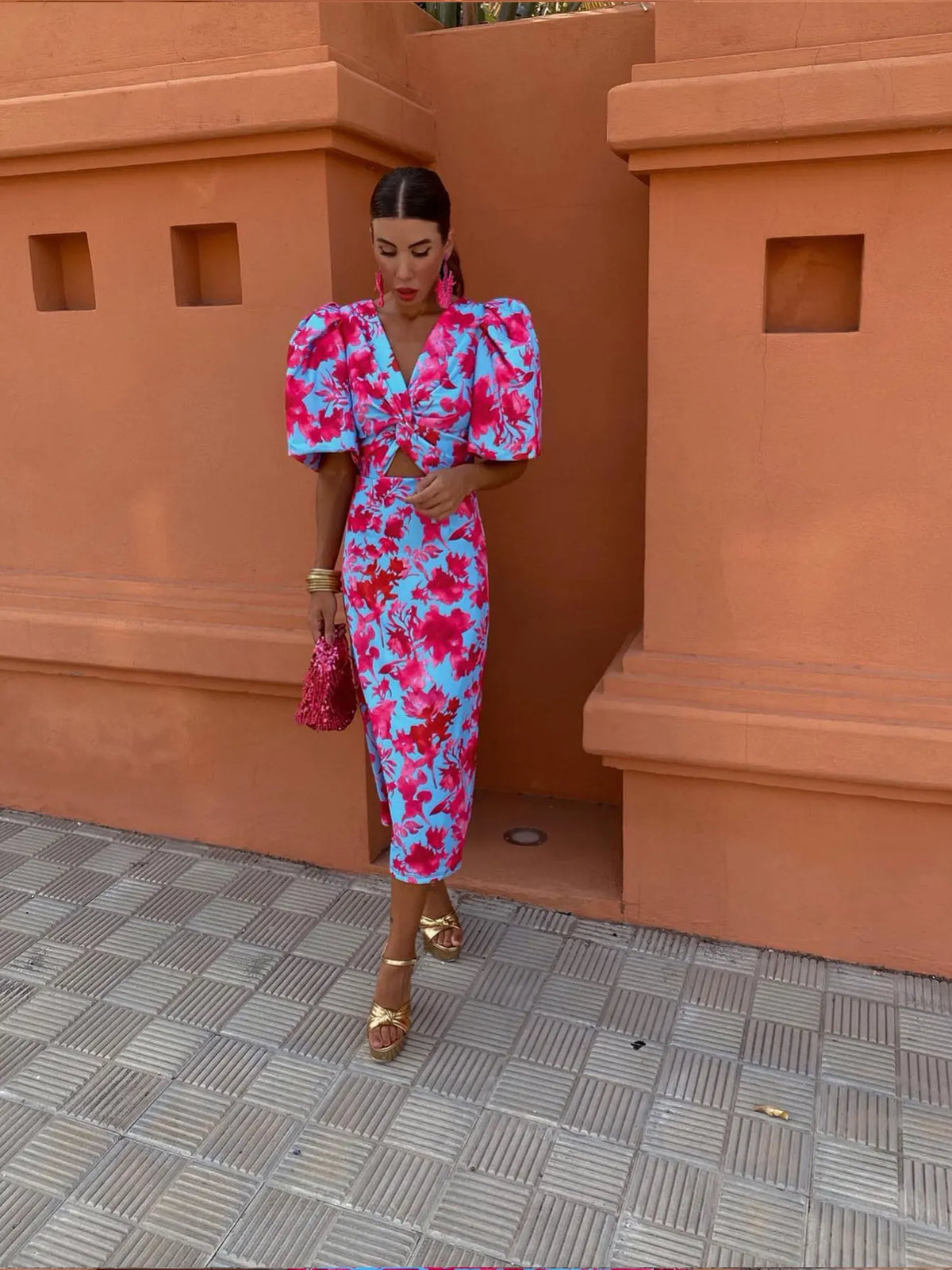 Monique | After-Five Midi Summer Design Dress