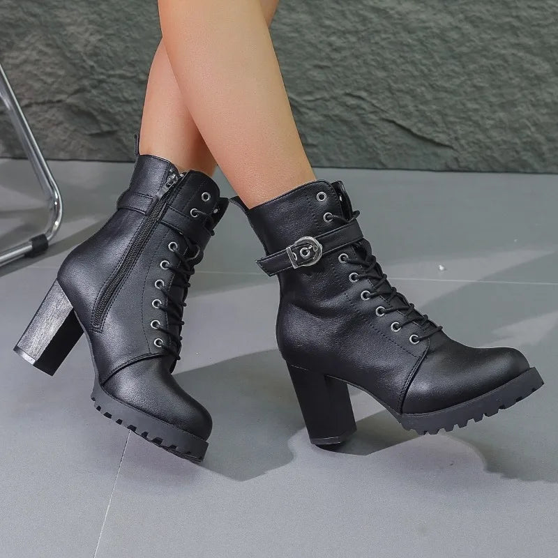 Alighiera | Autumn Lace-Up Ankle Support Boot