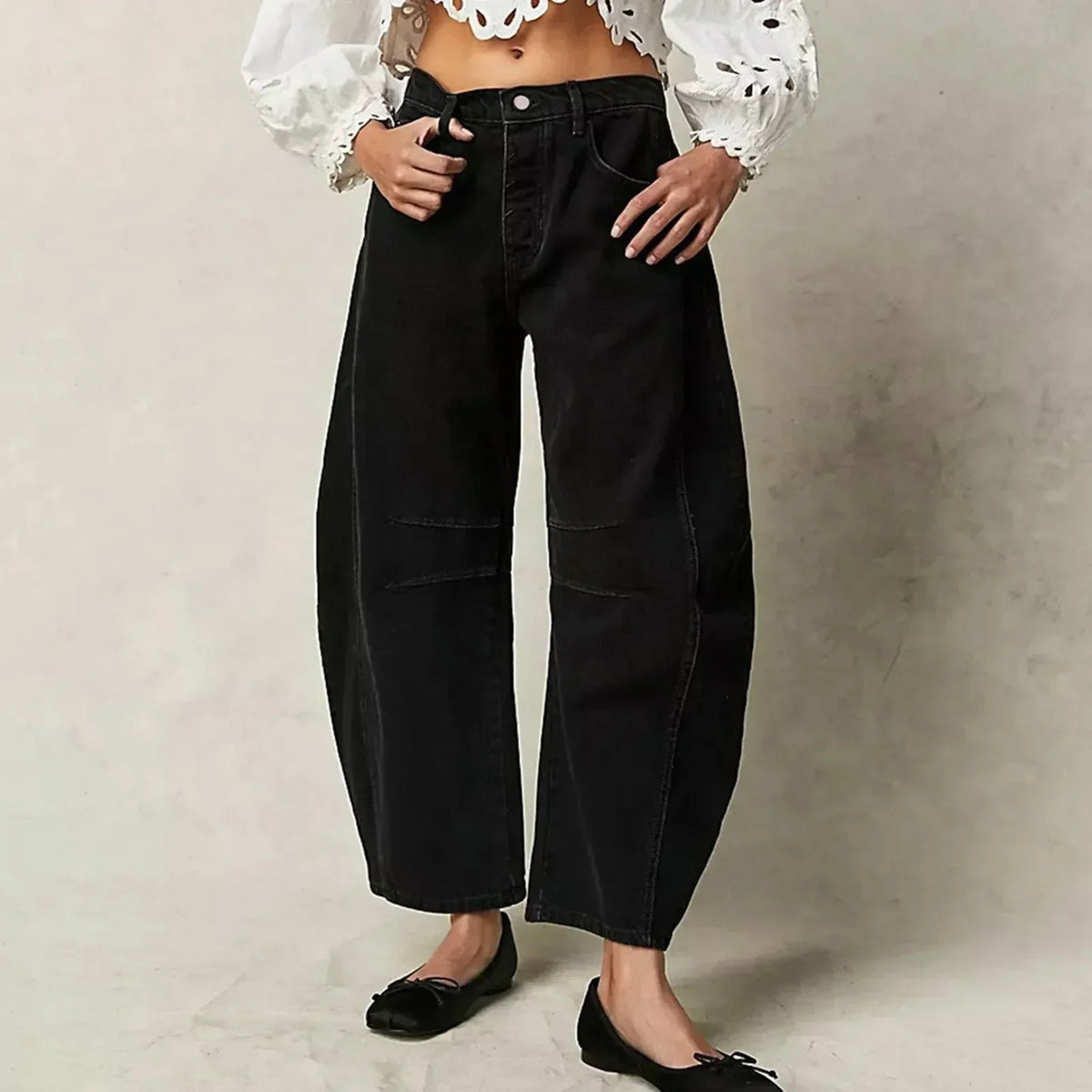 Harper | Cropped Wide-Leg Pants