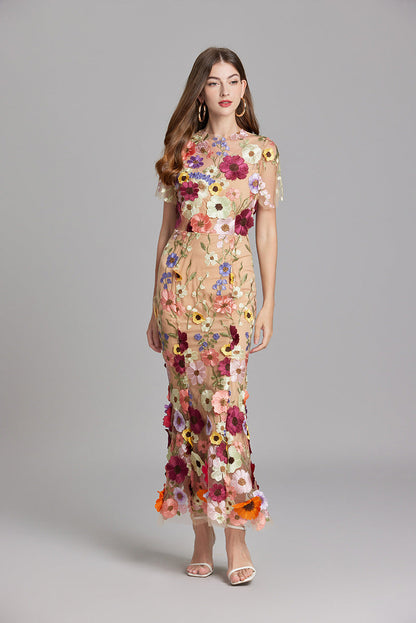 Vitoria | Garden-Party Maxi Floral Style Dress