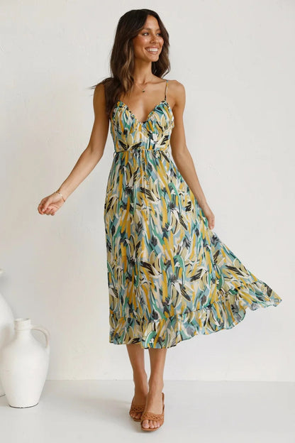 TropicLush(TM) | Effortless Flair Dress