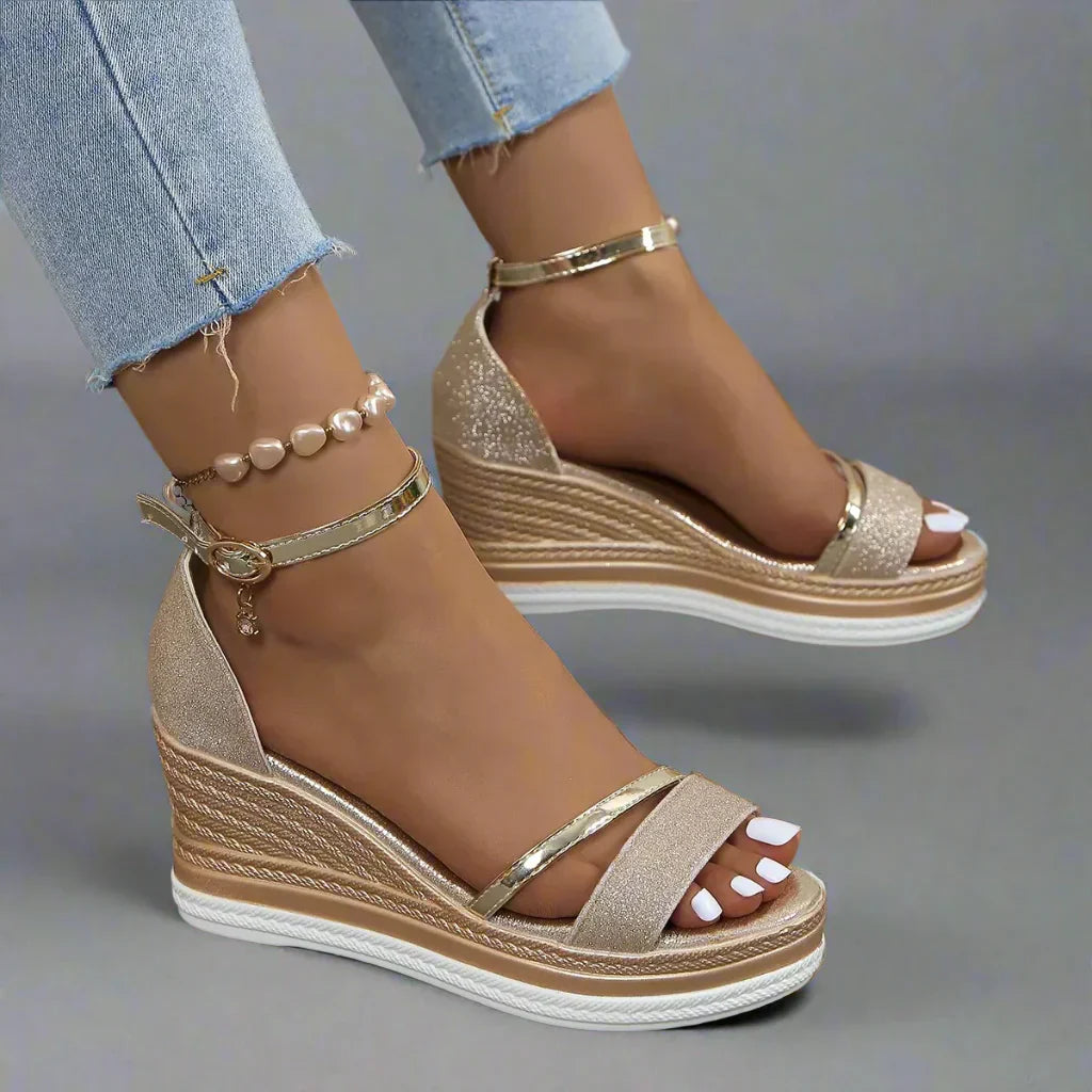 Celindra | All-Day Platform Wedge Cushioning Sandal