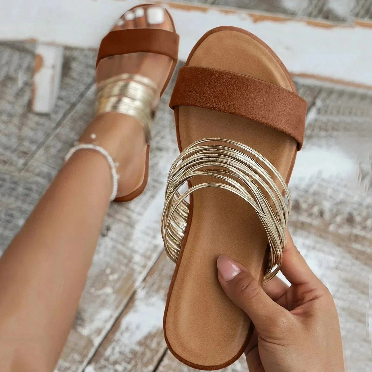 Azzurra | All-Day Orthopaedic Cushioned Everyday Wear Sandal