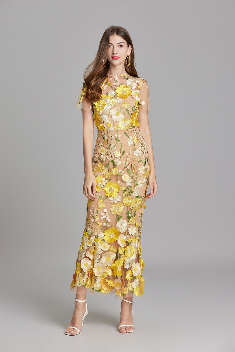 Vitoria | Garden-Party Maxi Floral Style Dress