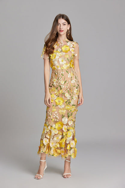 Vitoria | Garden-Party Maxi Floral Style Dress