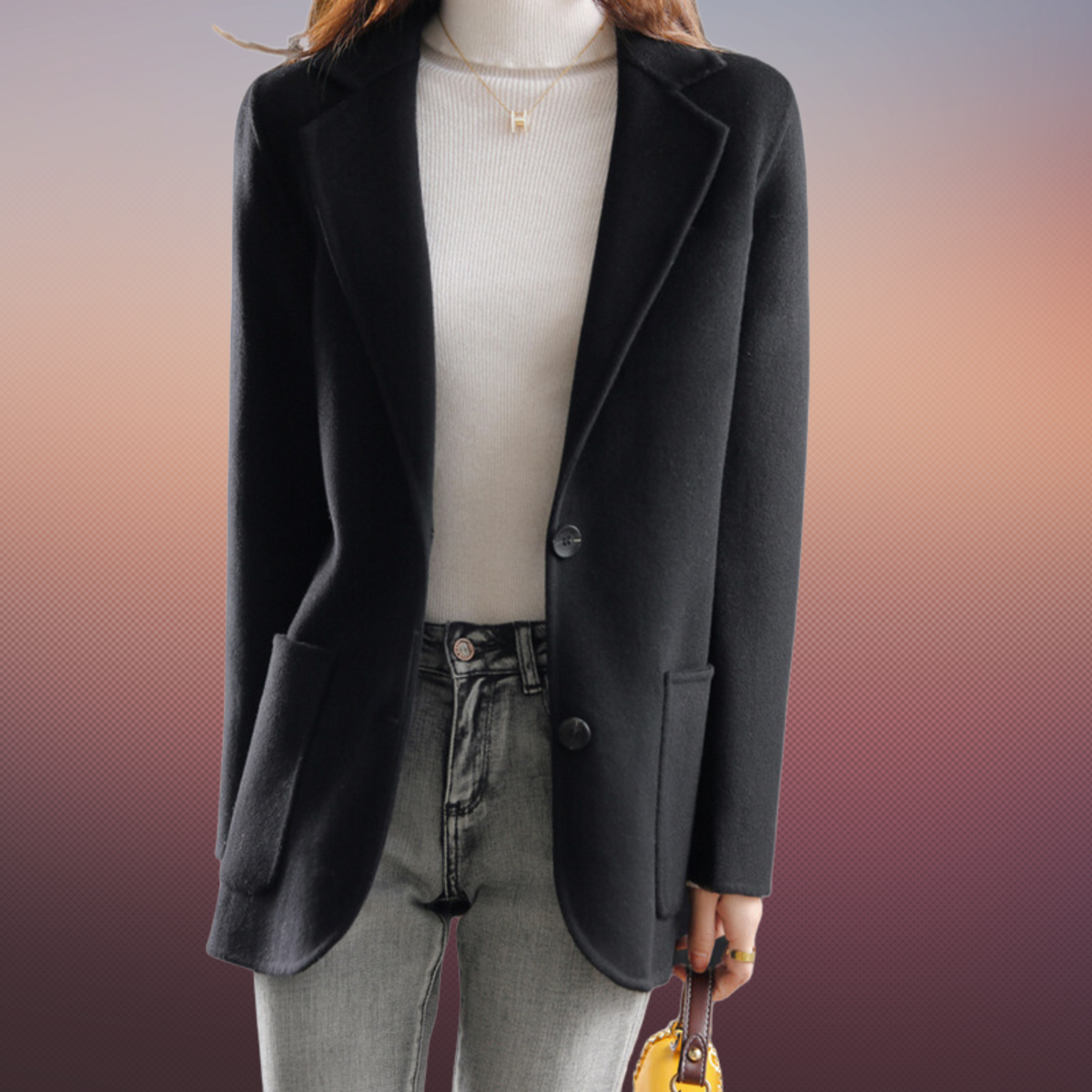 Cassandra | City Tailored Two-Button Warmth Blazer