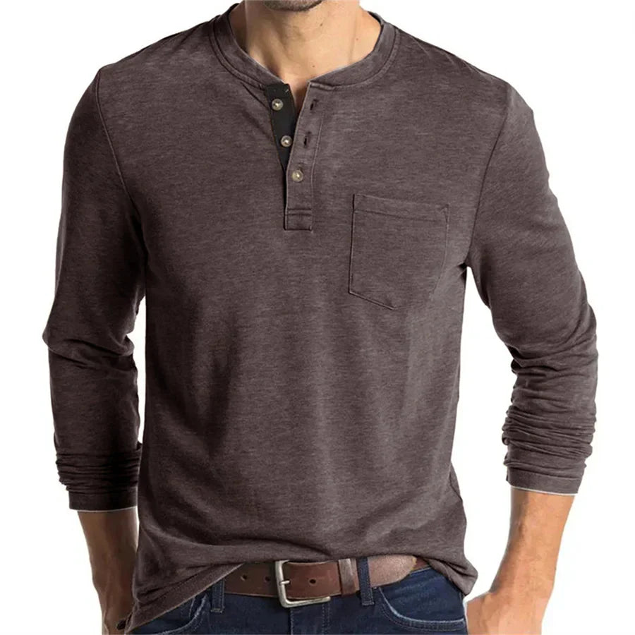 Logan | Layering Breathable Denim Silhouette Shirt
