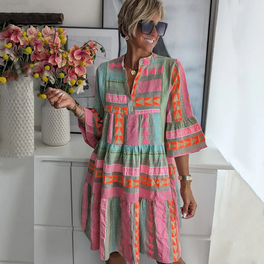 Mafalda | Airy Breathable A-Line Finish Dress