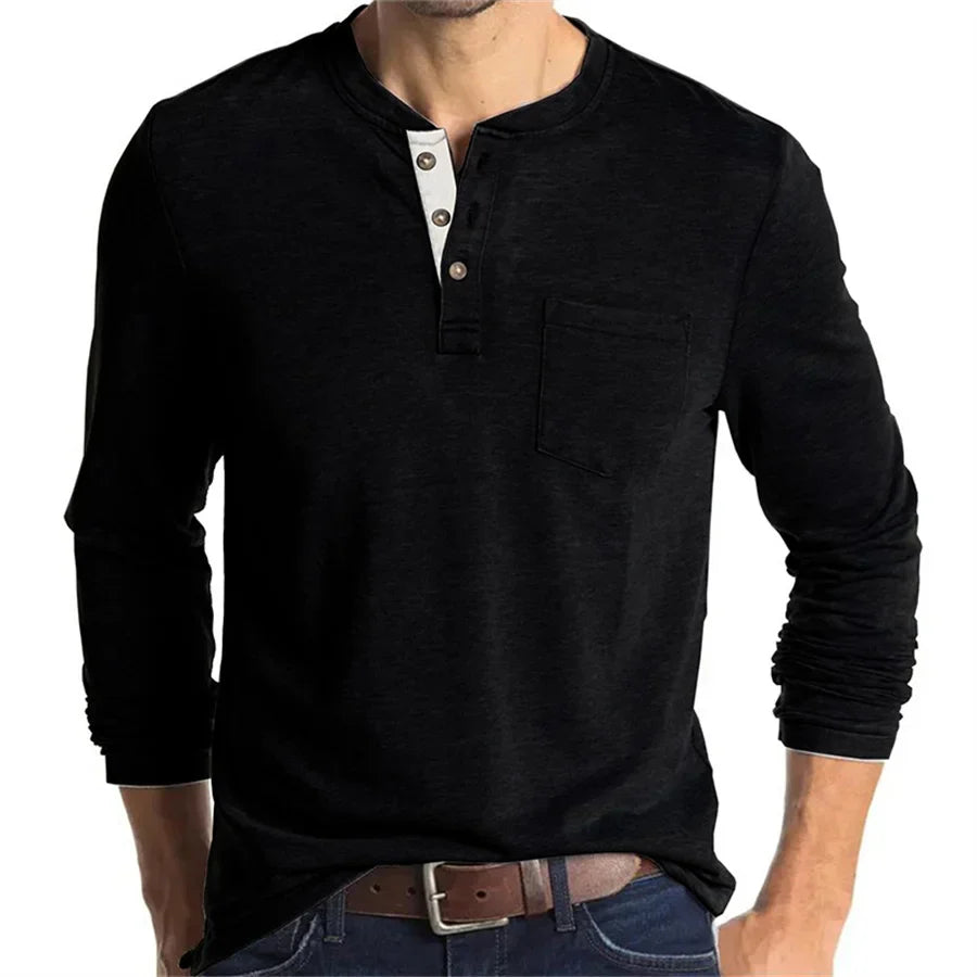 Logan | Layering Breathable Denim Silhouette Shirt