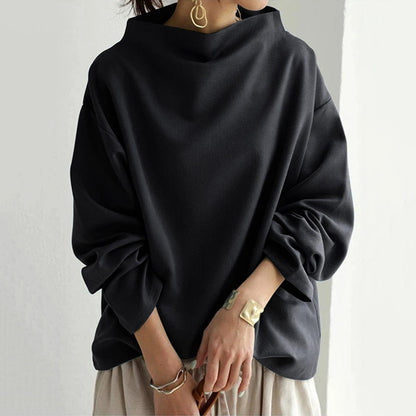 Alda | Desk-to-Dinner High-Neck Lightweight Fit Top
