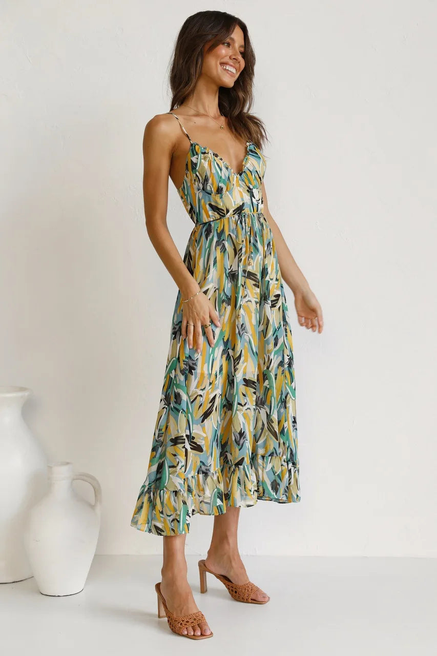 TropicLush(TM) | Effortless Flair Dress