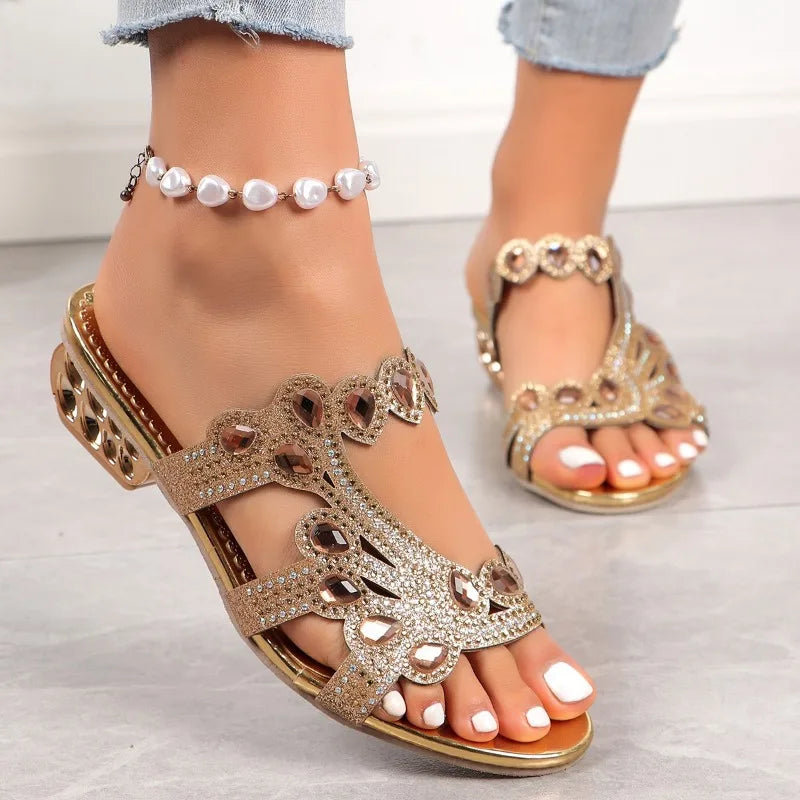 Rosangelica | Holiday Lightweight Glamour Grip Sandal