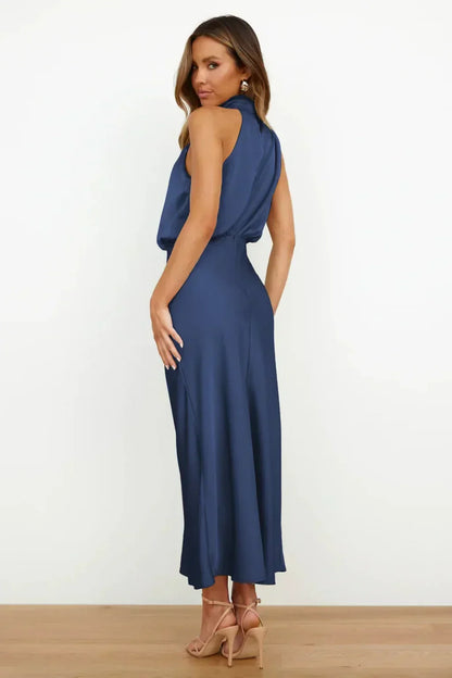 Bibiana | Brunch Halterneck Evening Silhouette Dress