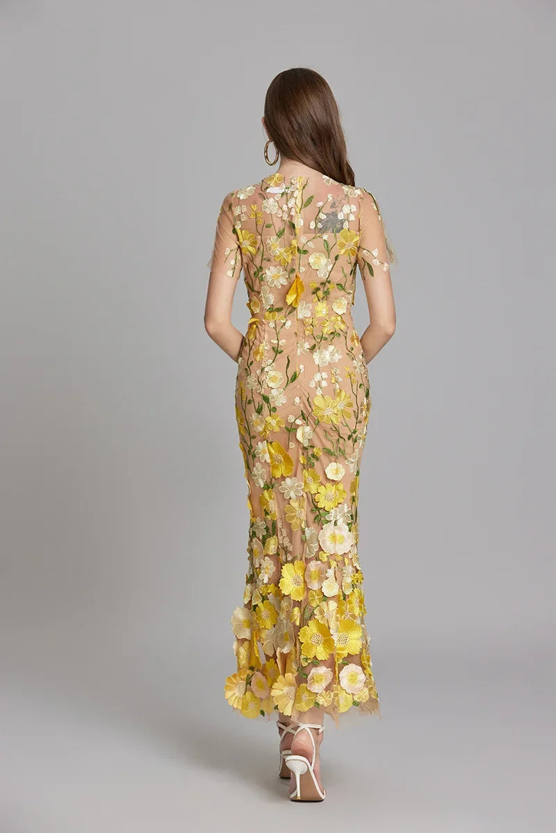 Vitoria | Garden-Party Maxi Floral Style Dress