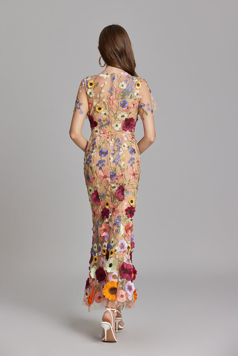 Vitoria | Garden-Party Maxi Floral Style Dress