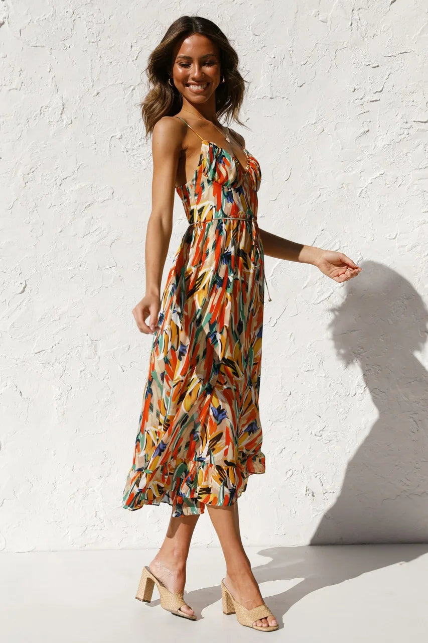 TropicLush(TM) | Effortless Flair Dress