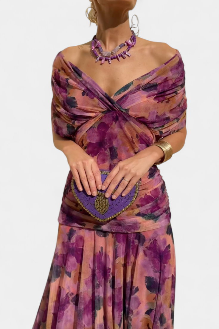Arianetta | City Floral Occasion Detailing Dress