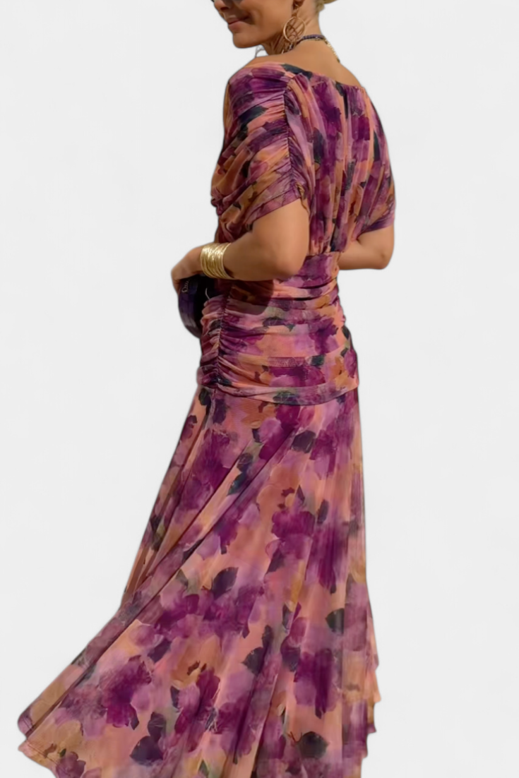 Arianetta | City Floral Occasion Detailing Dress