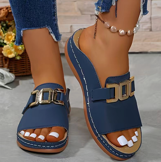 Clementina | Weekend Cushioned Adjustable Everyday Wear Sandal