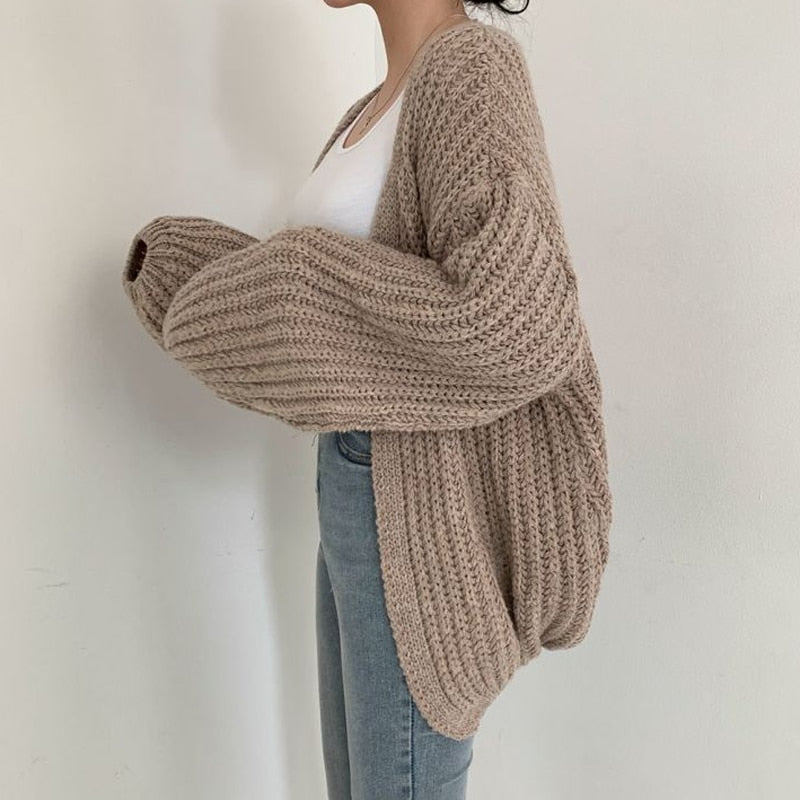 Assuntina | Cosy-Season Chunky Knit Comfort Cardigan