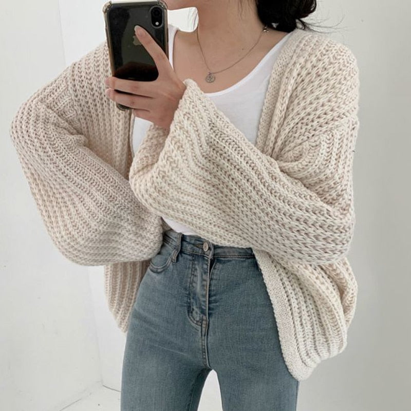 Assuntina | Cosy-Season Chunky Knit Comfort Cardigan