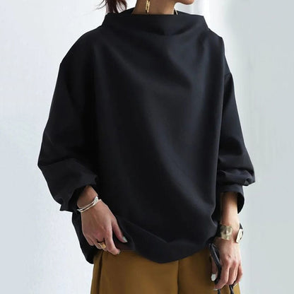 Alda | Desk-to-Dinner High-Neck Lightweight Fit Top