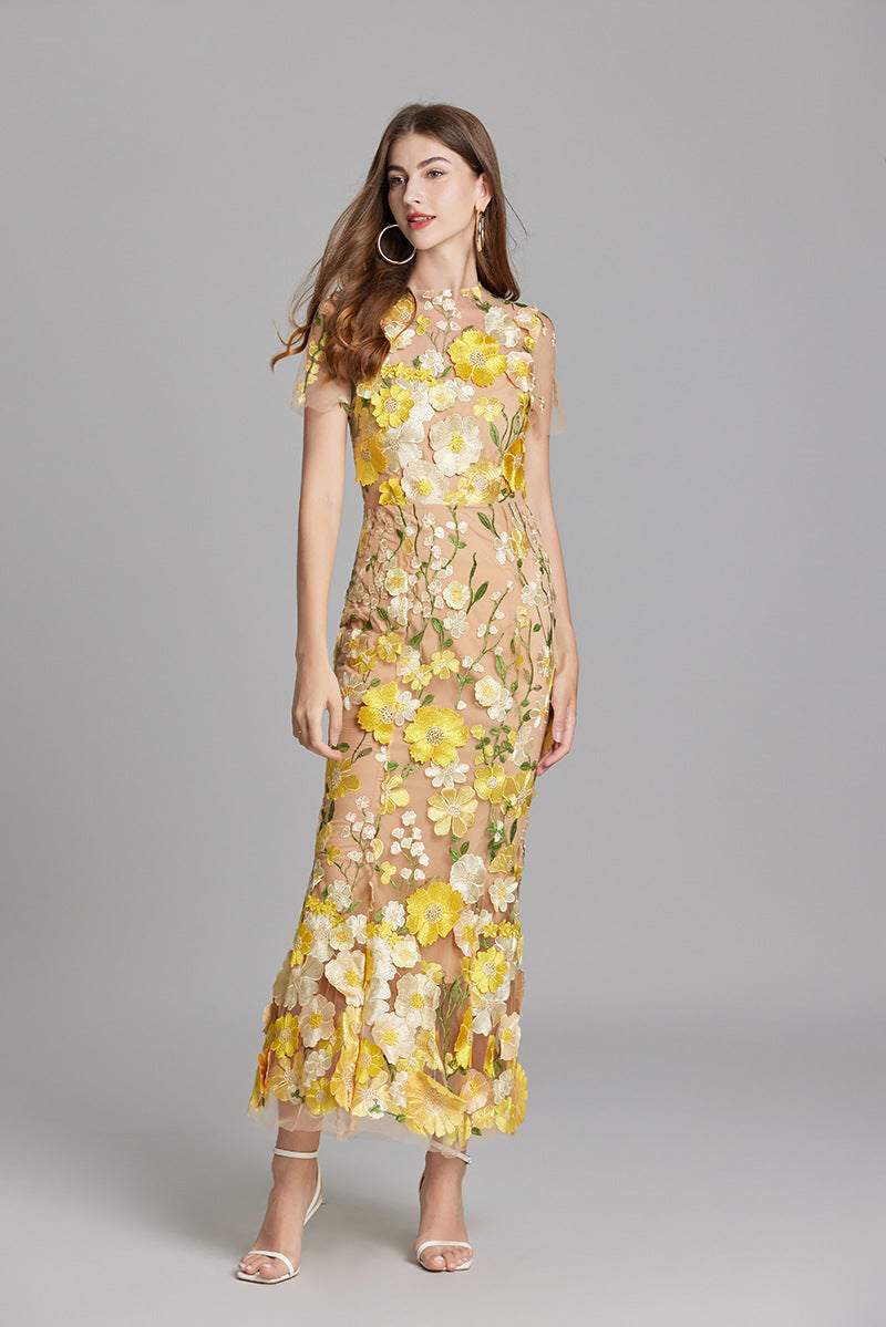 Vitoria | Garden-Party Maxi Floral Style Dress