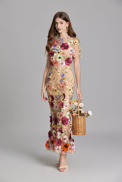 Vitoria | Garden-Party Maxi Floral Style Dress