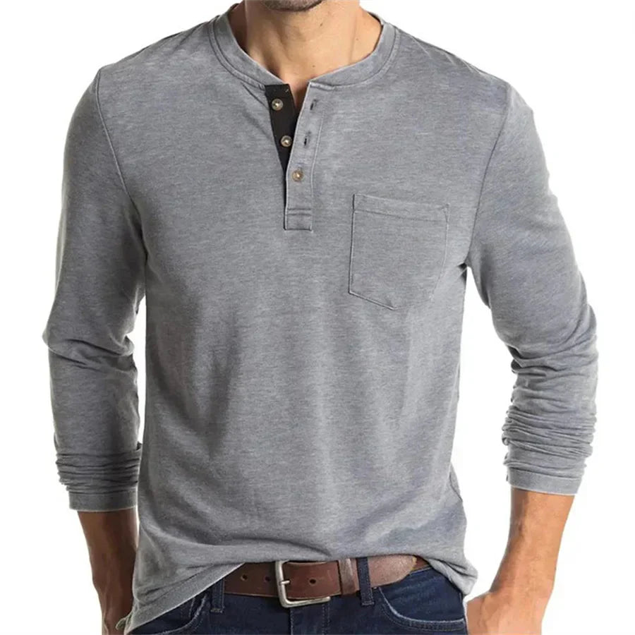 Logan | Layering Breathable Denim Silhouette Shirt