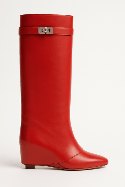 Clemenza | Weekend Wedge-Heel Pointed-Toe Comfort Boot
