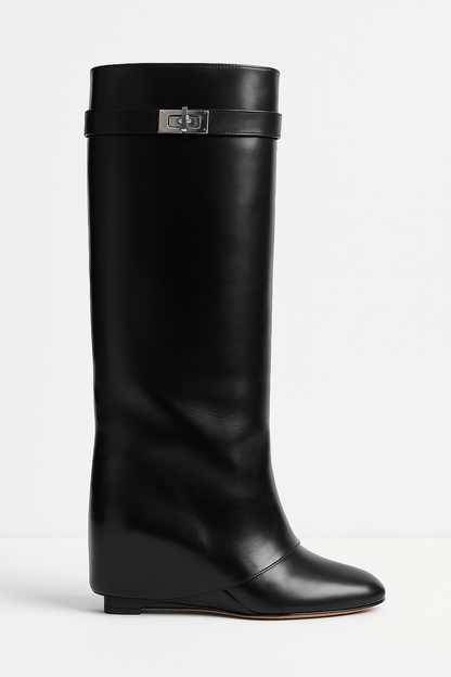 Clemenza | Weekend Wedge-Heel Pointed-Toe Comfort Boot