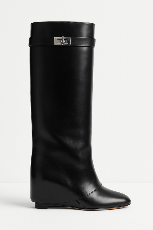 Clemenza | Weekend Wedge-Heel Pointed-Toe Comfort Boot