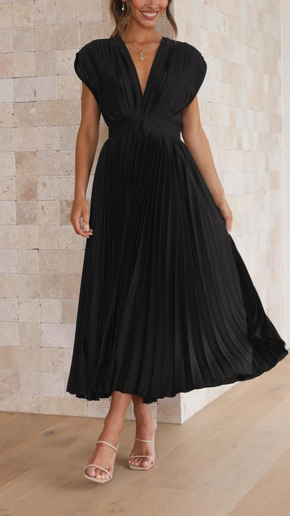 Presley | Weekend Pleated High-Waist Finish Dress