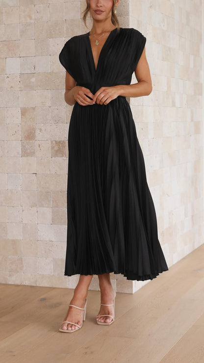 Presley | Weekend Pleated High-Waist Finish Dress