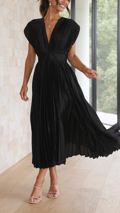 Presley | Weekend Pleated High-Waist Finish Dress