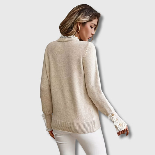 Asona | Everyday Breathable Lace Coziness Sweater