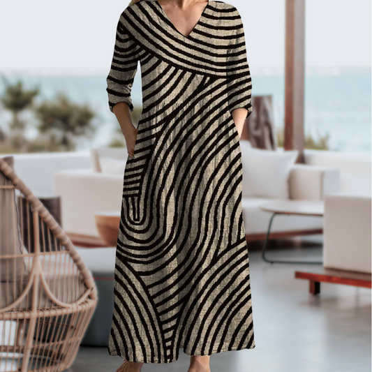 Ermenegilda | Garden-Party Breathable Vintage Sensibility Dress
