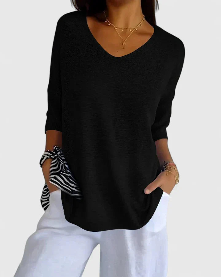 Angioletta | Wardrobe-Staple Breathable Lightweight Style Top