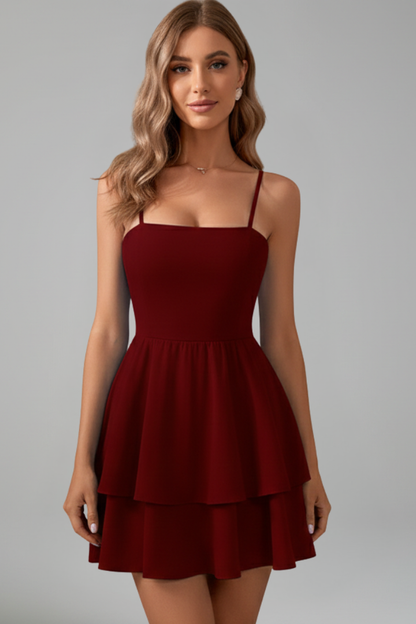 Elara | Coastal Spaghetti Strap Piece Dress
