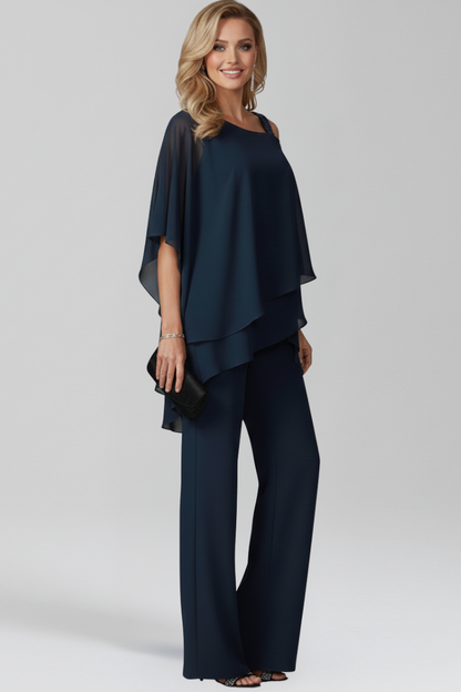 Finley | Effortless Wide-Leg Cold-Shoulder Fit Jumpsuit
