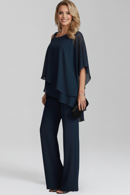 Finley | Effortless Wide-Leg Cold-Shoulder Fit Jumpsuit