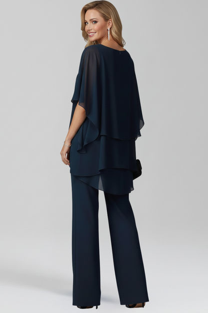Finley | Effortless Wide-Leg Cold-Shoulder Fit Jumpsuit