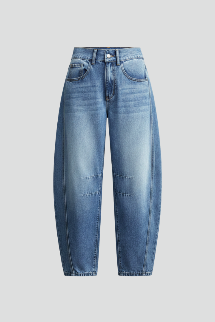 Adelma | Warm-Weather Low-Waist Straight-Leg Stretch Jeans