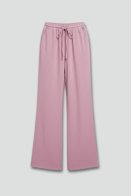 Albarita | City Wide-Leg Drawstring Comfort Trousers