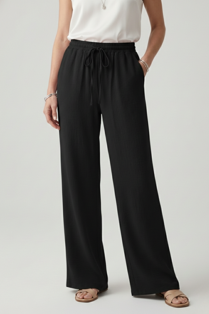 Vada | Desk-to-Dinner Wide-Leg Palazzo Comfort Pants