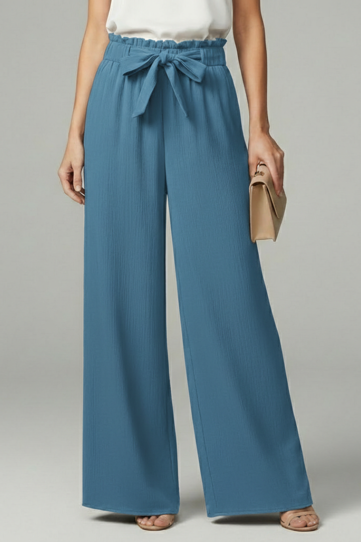 Adeodata | Desk-to-Dinner Flowing Wide-Leg Comfort Trousers