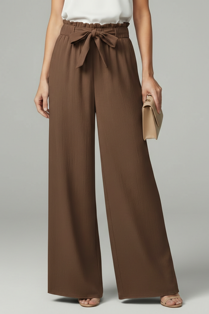 Adeodata | Desk-to-Dinner Flowing Wide-Leg Comfort Trousers